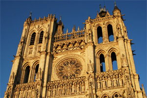 La cathédrale gothique Notre Dame d'Amiens